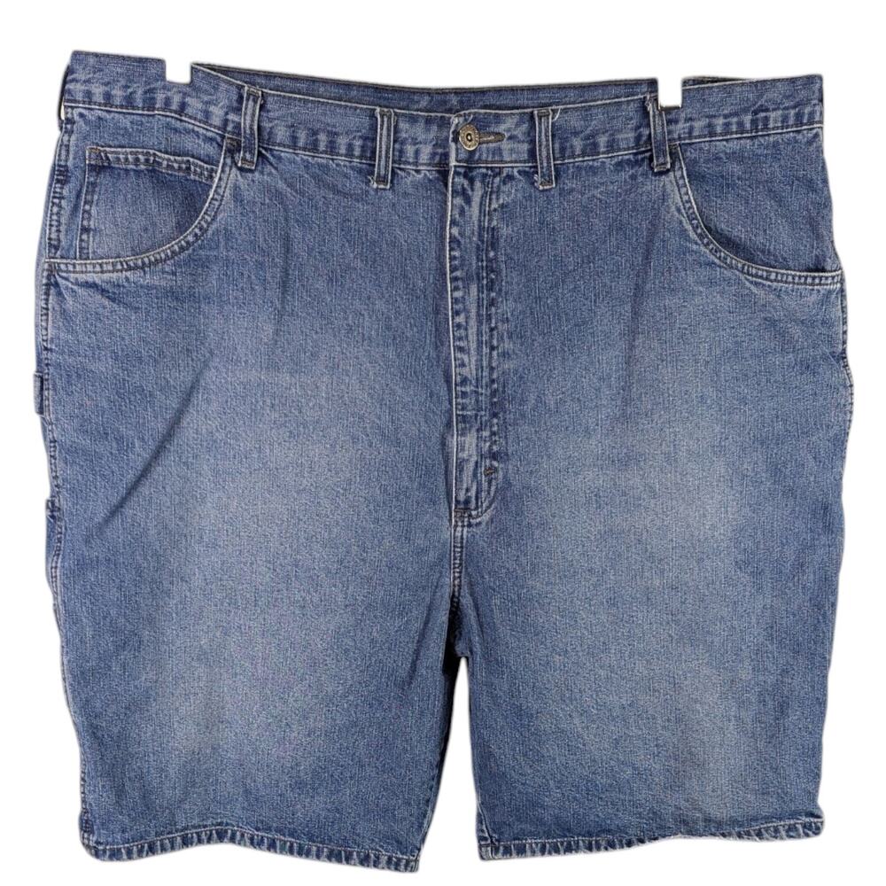 Wrangler Carpenter Jean Shorts Mens 46 Relaxed Fit Utility Denim Pockets
